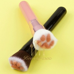 고양이 핑크 젤리 더스트 브러쉬 발바닥 화장 네일