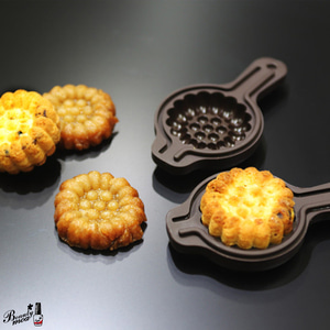 실리콘 약과틀 마들렌틀 국내산 국화빵틀 기념품