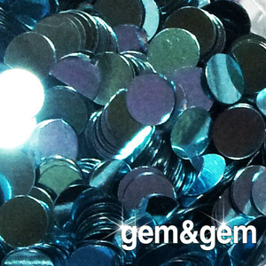 [gem&gem]ysm원 글리터/3mm연블루